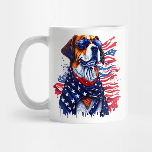 Funny 4th of July Dog by Banned Books Club